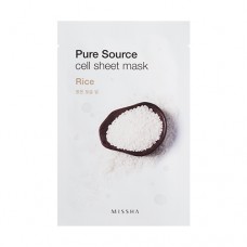 MISSHA Pure Source Cell Sheet Mask (Rice) - plátýnková maska s výtažkem rýže (E1891)